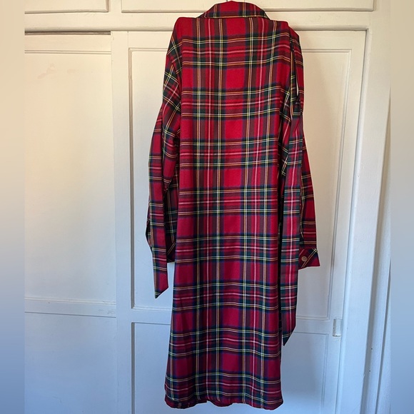 Plaid Dress with Tie - Picture 3 of 5